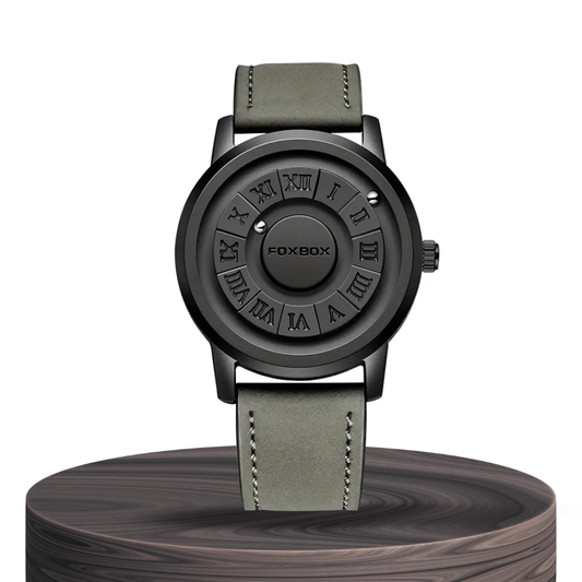 Max | Men's Stylish Black Dial Casual Wristwatch | 42mm