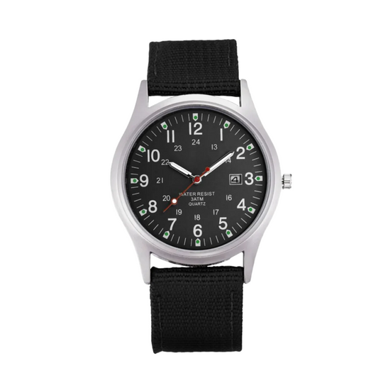 Mateo | Rugged Field Watch with Durable Canvas Strap | 40mm