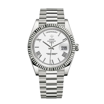 Frederick | Sharp Lines and Classic Day-Date Styling Watch | 40mm