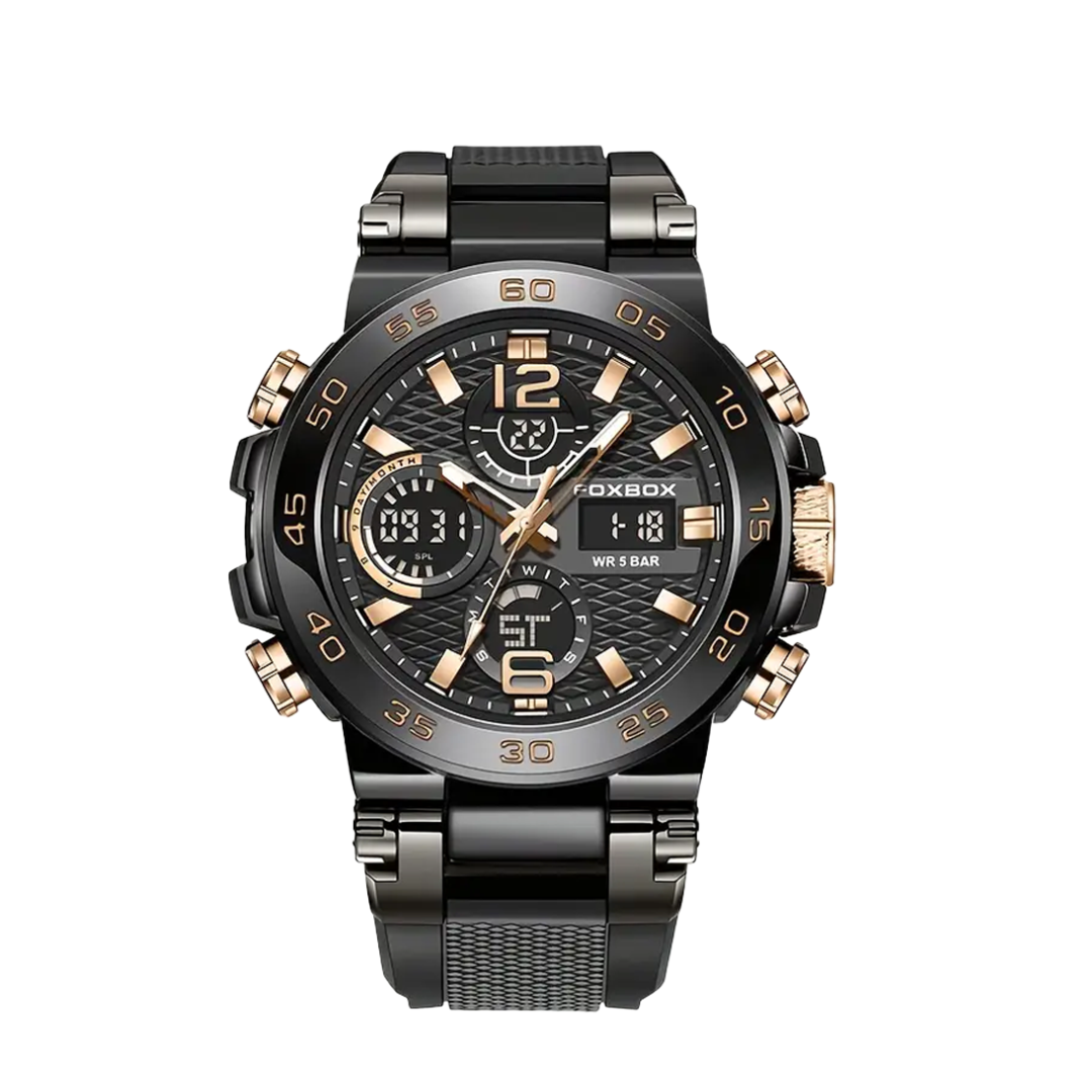 Nate | Men's Dual Display Digital Military Quartzwatch |46mm