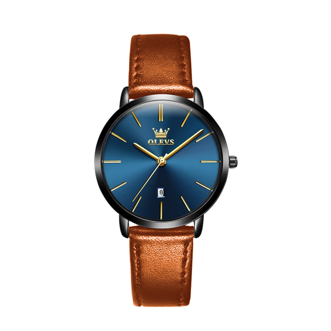 Finn | Cruise Leather Date Watch | 40mm