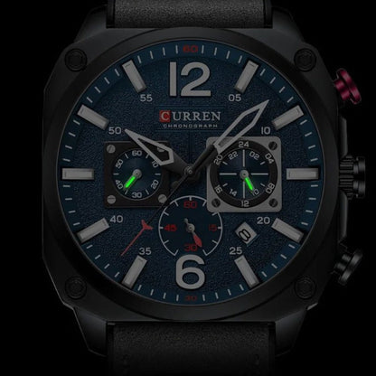 Business Leather Quartz Wrist Watch