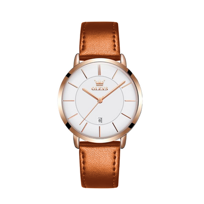 Finn | Cruise Leather Date Watch | 40mm