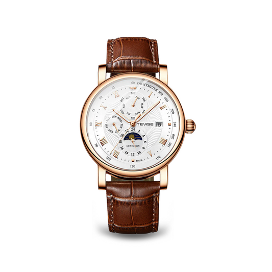 Automatic Mechanical Luxury Leather Watch
