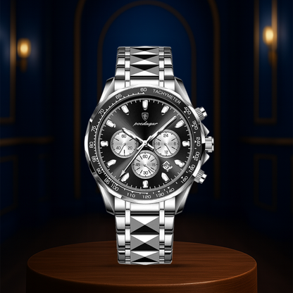 Zane | Sleek Sports Dial Statement Chrono Watch | 44.5mm