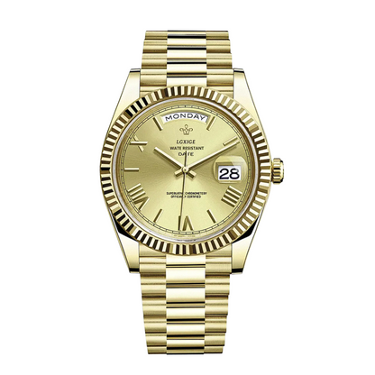 Frederick | Sharp Lines and Classic Day-Date Styling Watch | 40mm