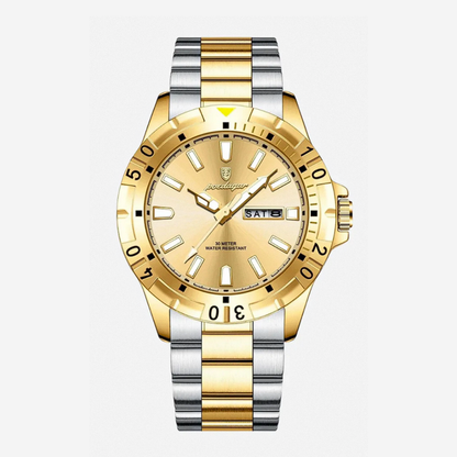 Maverick | Sporty Bezel Stainless Steel Watch | 42mm
