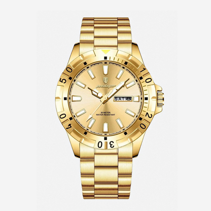 Maverick | Sporty Bezel Stainless Steel Watch | 42mm
