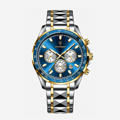 Zane | Sleek Sports Dial Statement Chrono Watch | 44.5mm