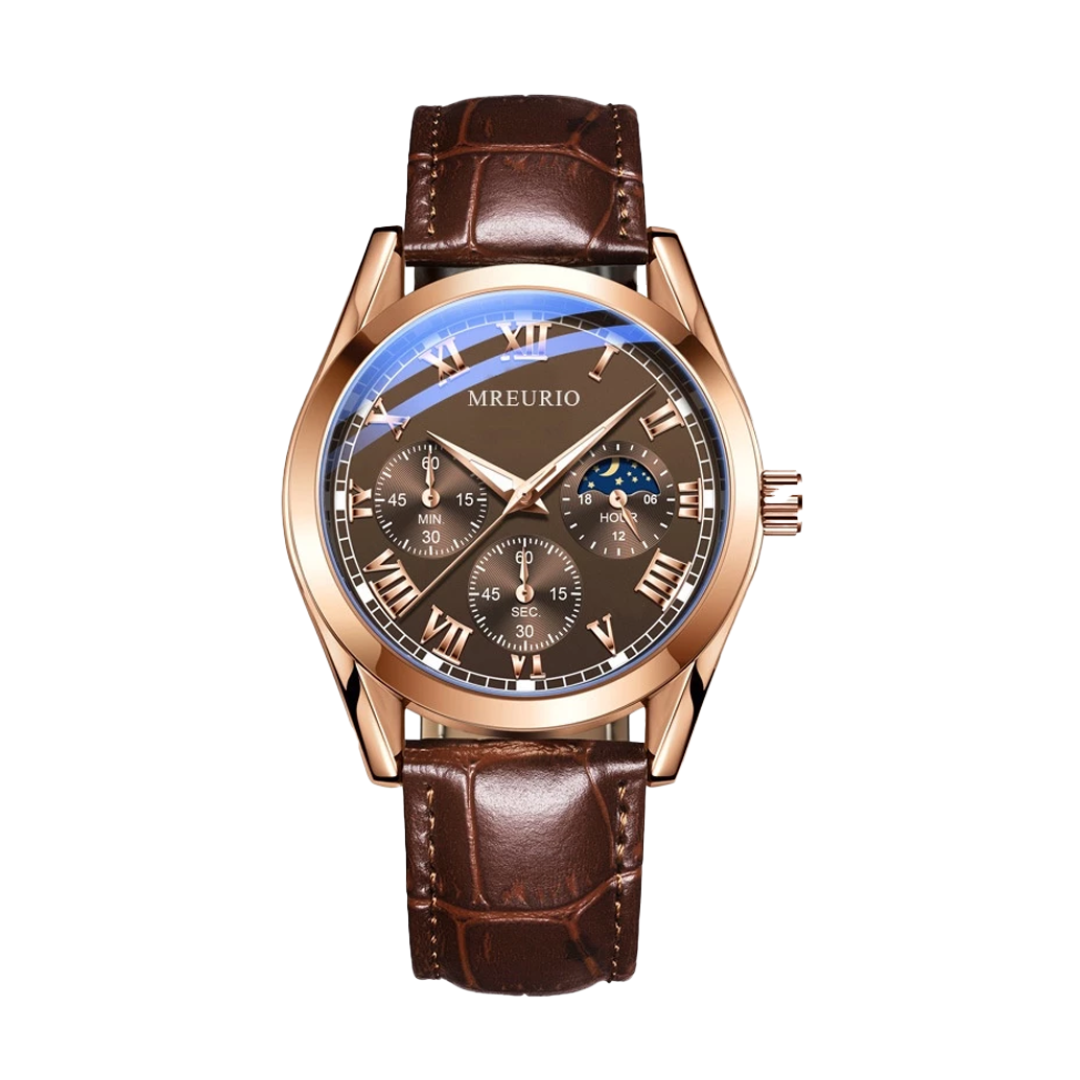 Stephen | Elegant Moon Phase Chronograph | 42mm