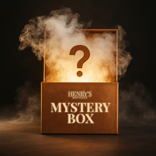 Bronze Mystery Watch Box – Unwrap the Surprise ($50-100 value watch)