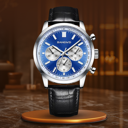 Casual Sport Military Business Leather Quartz Watch