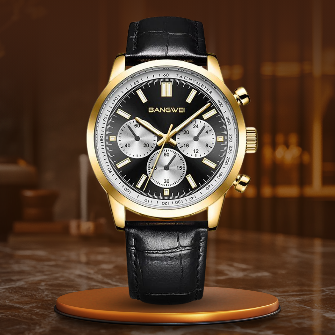 Casual Sport Military Business Leather Quartz Watch