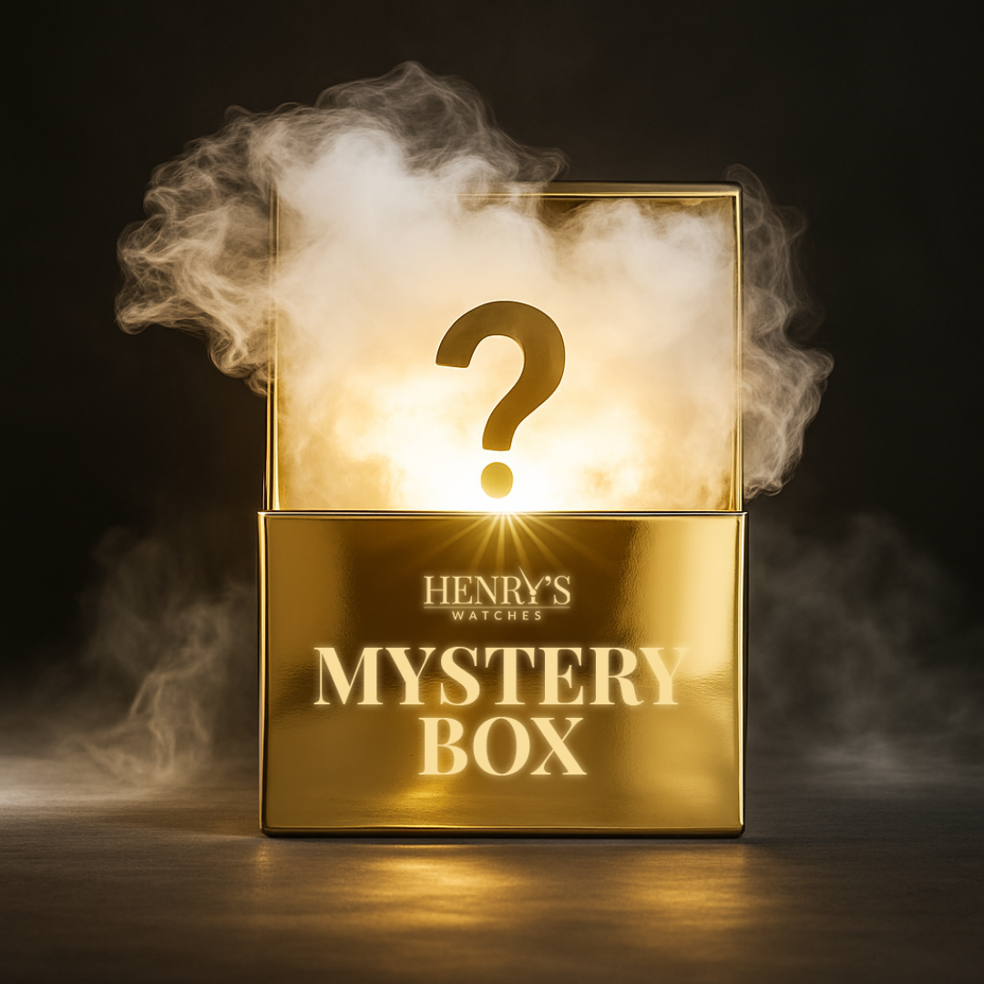 Gold Mystery Watch Box – Unwrap the Surprise ($150-300 value watch)