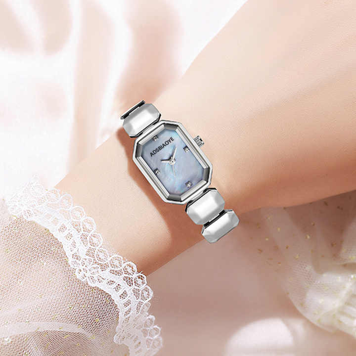 Silver-Toned Fashionable Casual Watch