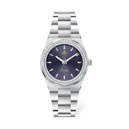 Stainless Octagonal Diamond Dainty Watch