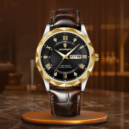 Luxury Leather Band Quartz Watch