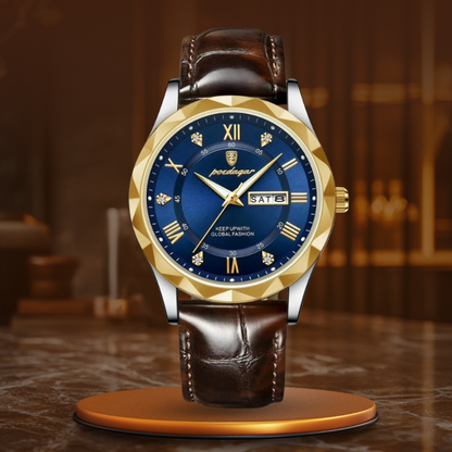 Luxury Leather Band Quartz Watch