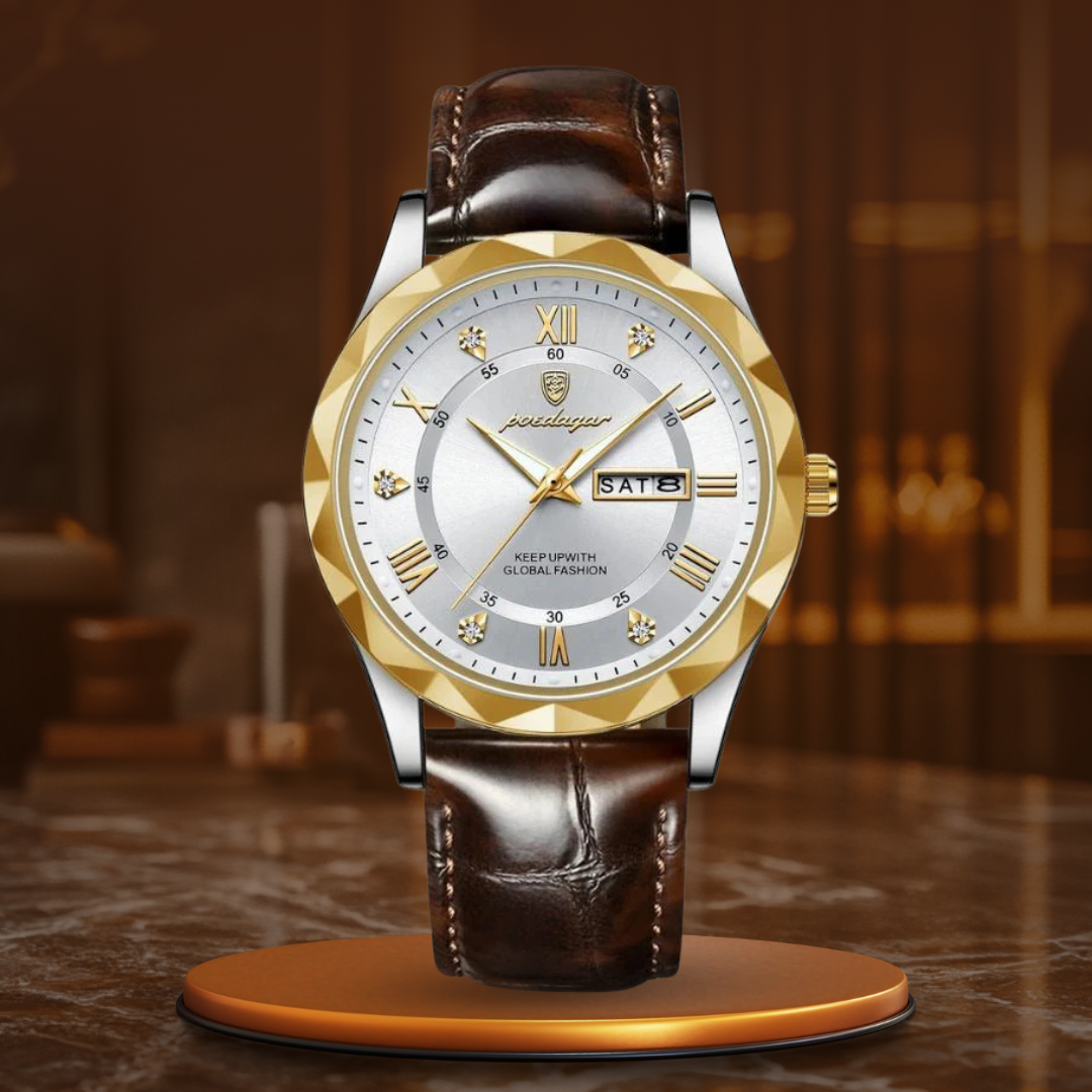 Luxury Leather Band Quartz Watch