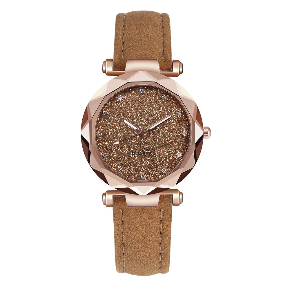 Chic Rhinestone Modern Watch
