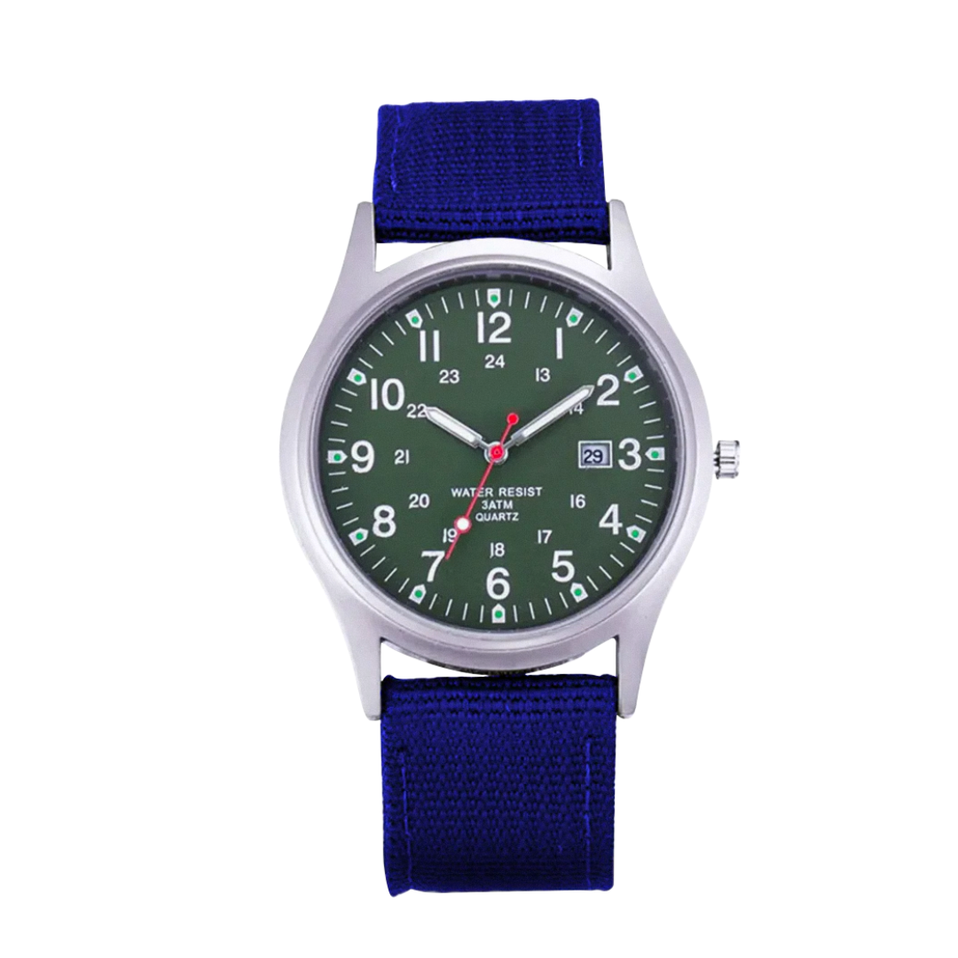 Mateo | Rugged Field Watch with Durable Canvas Strap | 40mm