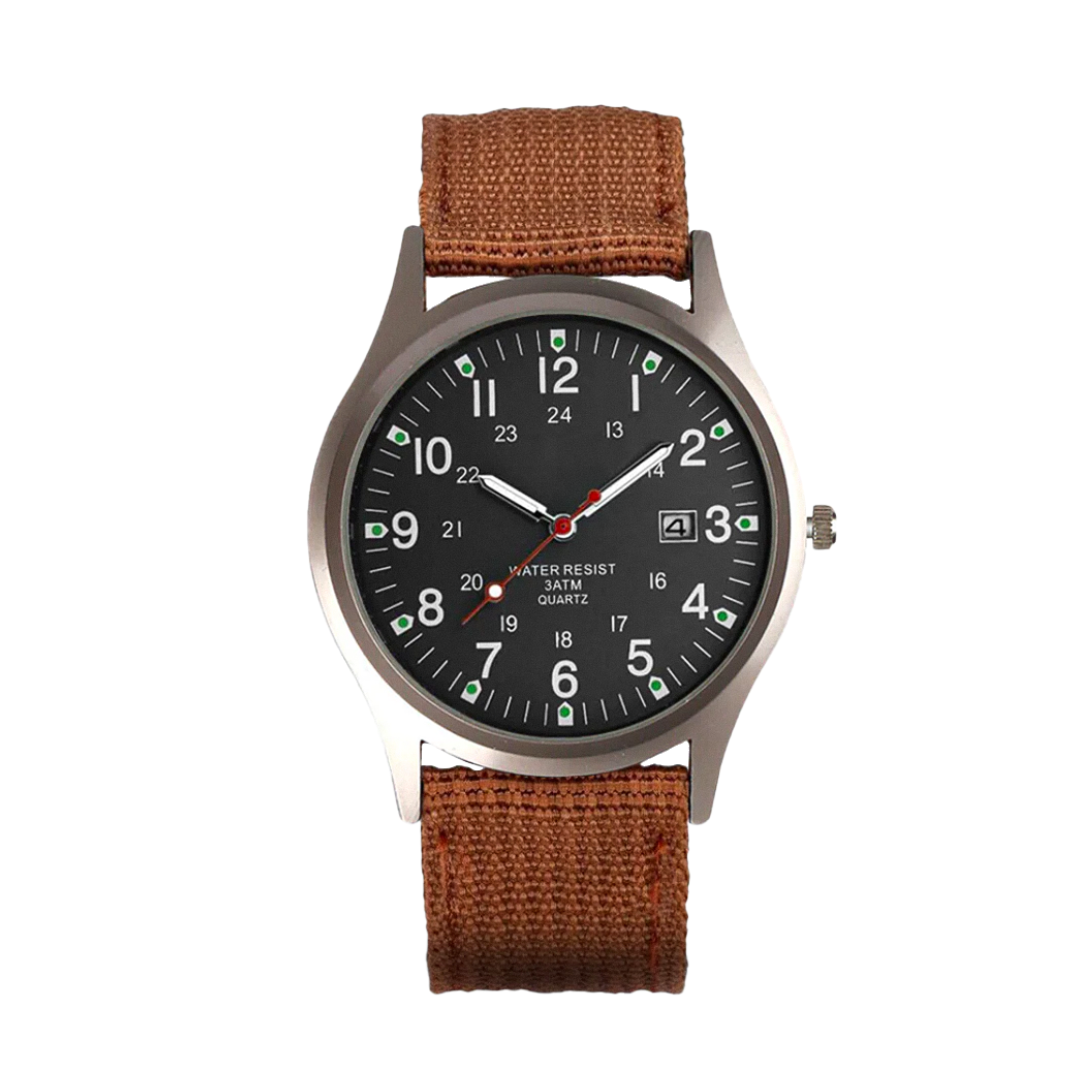 Mateo | Rugged Field Watch with Durable Canvas Strap | 40mm