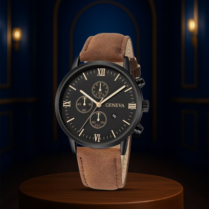 Zachary | Relaxed-Style Quartz Watch with Analog Display | 40.5mm