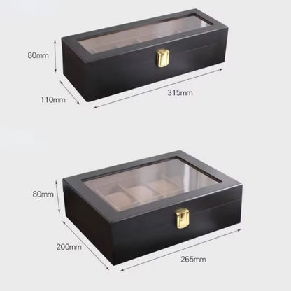 Handmade Luxury Wooden Display Case Organizer